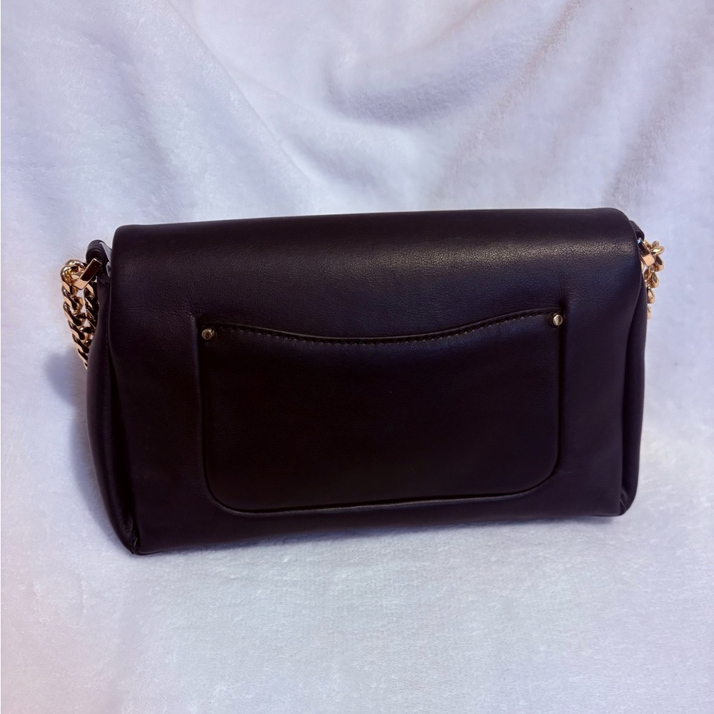 FIRST GIVEAWAY- Michael Kors Black Shoulder Bag with Gold Accents - Picture 3 of 3
